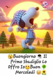 buongiorno e buon mercoledì